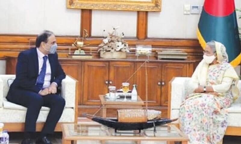 بنگلہ دیشی وزیر اعظم کا پاکستان کے ساتھ تعلقات کو مستحکم کرنے پر زور