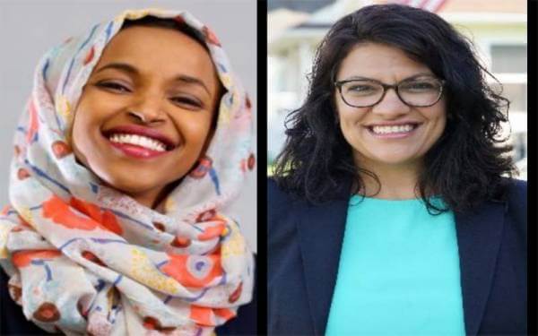 امریکی مسلمان خواتین راشدہ طلیب اور الہان عمر دوبارہ کانگریس کی رکن منتخب