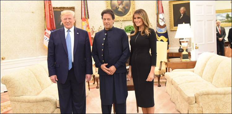 عمران خان کا صدر ٹرمپ اور میلانیا ٹرمپ کی کورونا سے جلد صحت یابی کیلئے نیک خواہشات کا اظہار